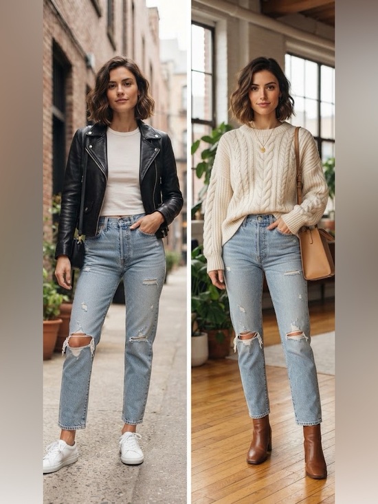 Levi's Denim - Levi’s destressed jeans